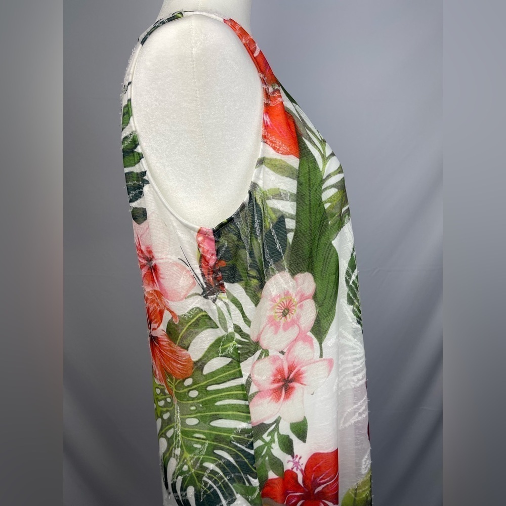 Cativa Exotic print sleeveless dress women’s size M - Picture 5 of 16